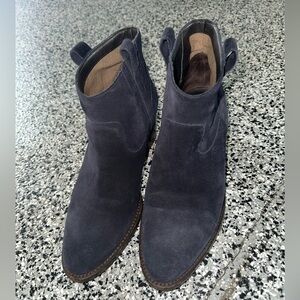 Burberry Dark Blue Booties